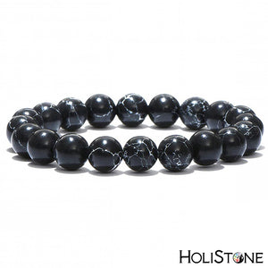 HoliStone Tiger Eye Natural Stone Beads Bracelet ? Anxiety Stress Relief Yoga Beads Bracelets Chakra Healing Crystal Bracelet for Women and Men