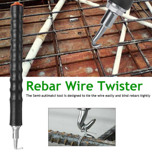 2TRIDENTS 360 Degree Rotate Rebar Tie Wire Twister Reinforcement Strapping Tool Applicable To Construction Site To Bind Rebars