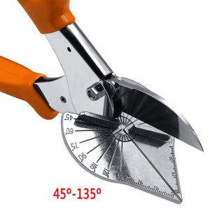 2TRIDENTS 45-180 Degree Angle Mitre Siding Wire Duct Cutter Multi-purpose Housework Plumbing Tool For PVC PE Plastic Pipe Hose
