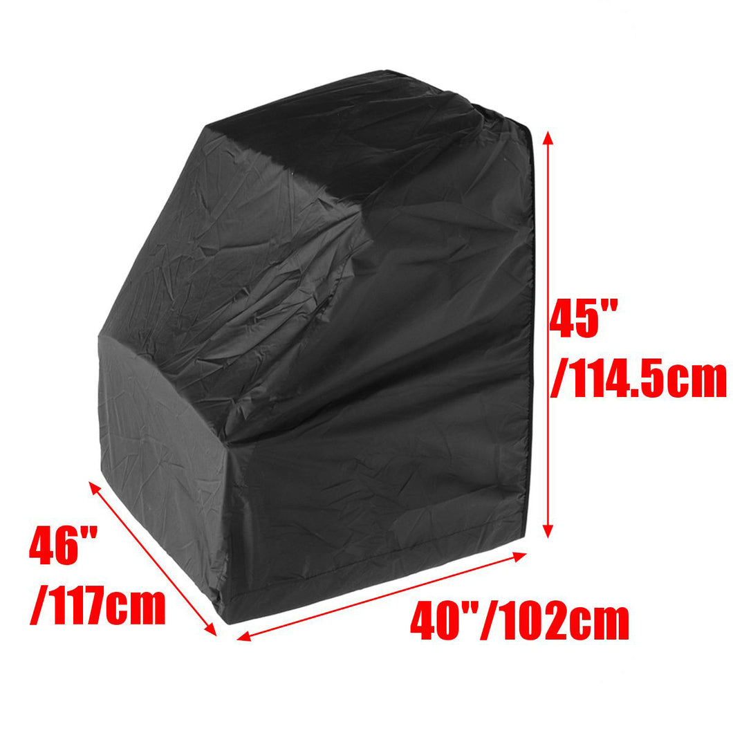 2TRIDENTS 45 x 46 x 40 inch Center Console Cover - Waterproof Dustproof Anti-UV - Keep Console and Helm Seat Dry Clean