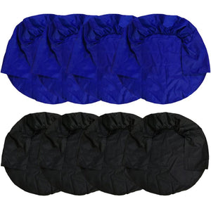 2TRIDENTS Set of 4 Wheel Tire Covers Portable Wheel Bags Handle for Easy Transportation (Black)