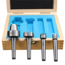 Load image into Gallery viewer, 2TRIDENTS Set of 4 Pcs MT1 Wood Lathe Live Center Drive Spur Cup for Wood Working Machine Metal Working
