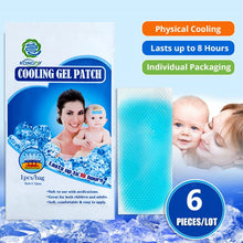 Load image into Gallery viewer, 2TRIDENTS 6 Pieces Kid Cooling Gel Pads - Relieve Headache,Toothache Pain,Drowsiness, Fatigue, Refreshing, Relieve Fatigue, Sunstroke