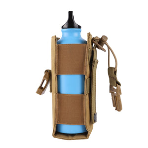 2TRIDENTS Military Bottle Bag Water Bottle Pouch Travel Bag Tactical Carrier Outdoor Conveniently (ACU)