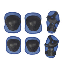 Load image into Gallery viewer, 2TRIDENTS 6 Pcs/7 Pcs Children&#39;s Protective Gear Set with Head Knee Elbow Wrist Pads for Rollerblading, Skating, Skateboard, Scooter, Biking, Cycling (L6)