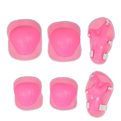 2TRIDENTS 6 Pcs/7 Pcs Children's Protective Gear Set with Head Knee Elbow Wrist Pads for Rollerblading, Skating, Skateboard, Scooter, Biking, Cycling