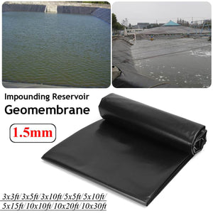 2TRIDENTS Pond Liner - 9 Sizes - 1.5mm Thick - for Koi Ponds, Streams Fountains and Water Gardens