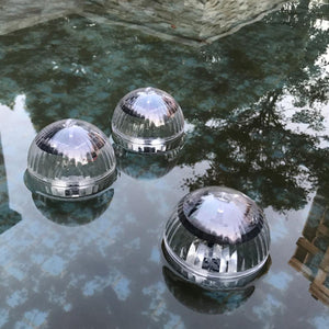 2TRIDENTS Waterproof Ball Shaped Solar Floating Lamp Make Your Garden, Swimming Pool Colorful (Colorful Light)
