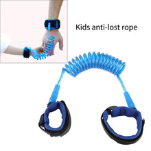 Load image into Gallery viewer, 2TRIDENTS Anti-Lost Wrist Link Safety Wrist Link for Children Toddlers Anti Lost Rope for Child Protection (Blue)