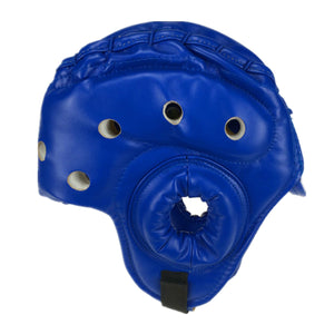 2TRIDENTS Boxing Helmet - Training Protector Guard for Fight, Muay Thai, Boxeo, MMA, Taekwondo and Other Sports (L, Blue)