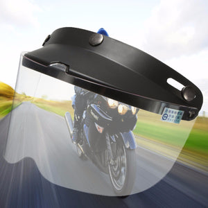 2TRIDENTS Face Motorcycle Helmet With Flip Up Visor Shield - Lens Transparent - Safety Helmet and Hearing Protection System