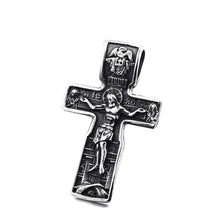 Load image into Gallery viewer, GUNGNEER Stainless Steel Christ Cross Pendant Necklace Jesus Chain Jewelry For Men Women