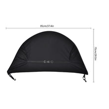 Load image into Gallery viewer, 2TRIDENTS Baby Anti-UV Cloth Stroller Cover Windproof Rainproof Sun Protection Umbrella Universal Accessories (Black)