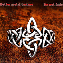 Load image into Gallery viewer, GUNGNEER Celtic Knot Warrior Stainless Steel Amulet Ring Beaded Bracelet Jewelry Set Men Women