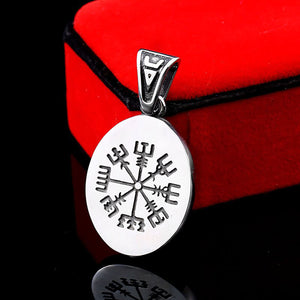 GUNGNEER Stainless Steel Nordic Viking Raven Pendant Necklace Jewelry Gift for Men Women
