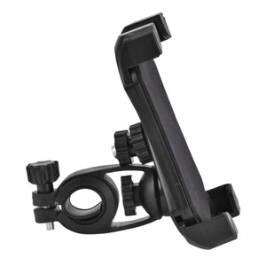 2TRIDENTS Bike Phone Holder Support for 3.5-6.5" Cell Phone GPS Anti Shake for Motorcycle, Cycling Bike, Treadmill (Black)