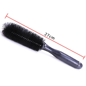 2TRIDENTS Tire Car Brush Cleaning Brush for Car Motorcycle Bicycle Tire Washing Tool with Scratch Free Bristle
