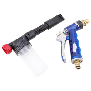 2TRIDENTS Hose Foam Soap Sprayer High Pressure Water Gun for Cleaning Car House Showering Pet Watering Plants