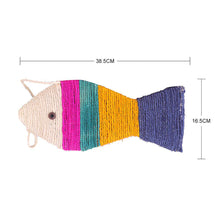 Load image into Gallery viewer, 2TRIDENTS Hand-Woven Sisal Cat Favor Fish Toys - Help Your Pets to Sharpen and Remove The Dead Outer Layer of Their Claws (L)