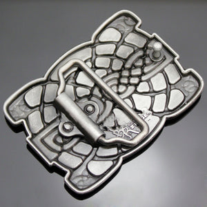 GUNGNEER Celtic Knot Irish Cross Trinity Silver Stainless Steel Belt Buckle Jewelry Accessories