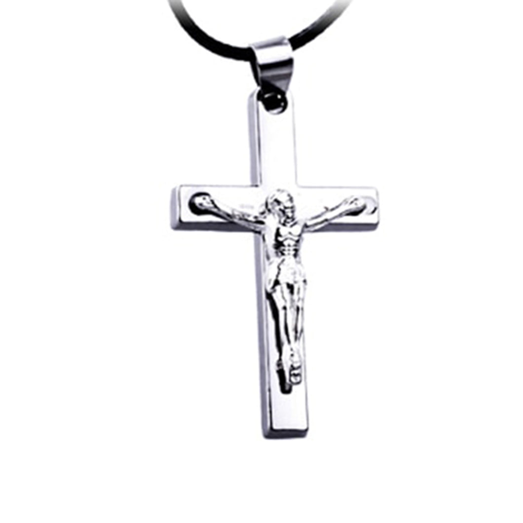 GUNGNEER Christ Cross Necklace Jesus Pendant God Jewelry Accessory Gift For Men Women