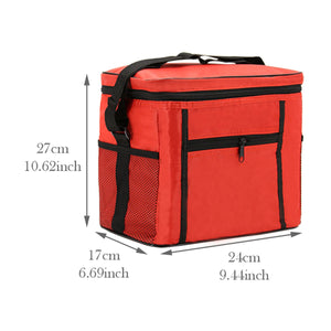 2TRIDENTS Portable Cooler Bag Adjustable Shoulder Straps Picnics BBQs Camping Tailgating Outdoor (Black)