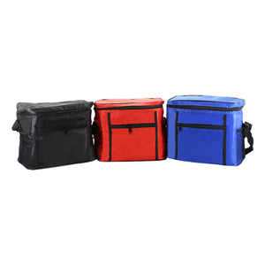2TRIDENTS Portable Cooler Bag Adjustable Shoulder Straps Picnics BBQs Camping Tailgating Outdoor (Black)