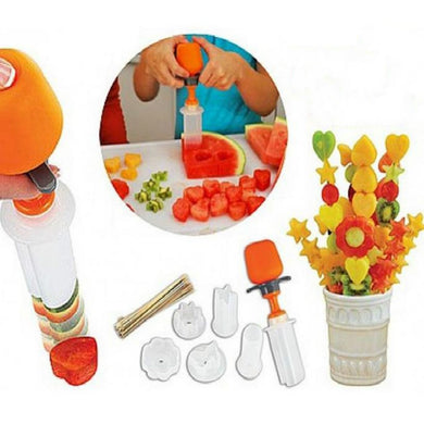 2TRIDENTS Creative Fruit Cutter - Cooking Tool For Cutting Fruits, Vegetables, Crackers, Breads, Cookies, Cheeses, And More