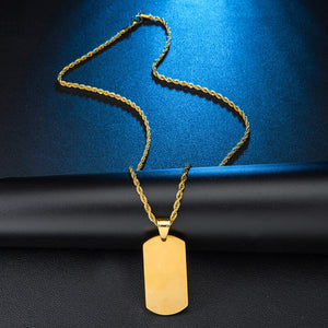 GUNGNEER Stainless Steel Cross Pendant Necklace God Christ Jewelry Gift For Men Women