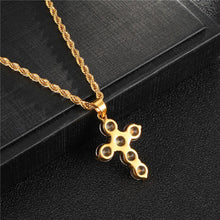 Load image into Gallery viewer, GUNGNEER Christian Cross Pendant Necklace Jesus Jewelry Accessory Gift For Men Women