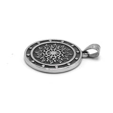 Load image into Gallery viewer, ENXICO Sonnenrad The Black Sun Wheel Pendant Necklace ? 316L Stainless Steel ? Germanic Symbol Jewelry