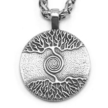 Load image into Gallery viewer, ENXICO Yggdrasil The Tree of Life Pendant Necklace ? 316L Stainless Steel ? Nordic Scandinavian Viking Jewelry