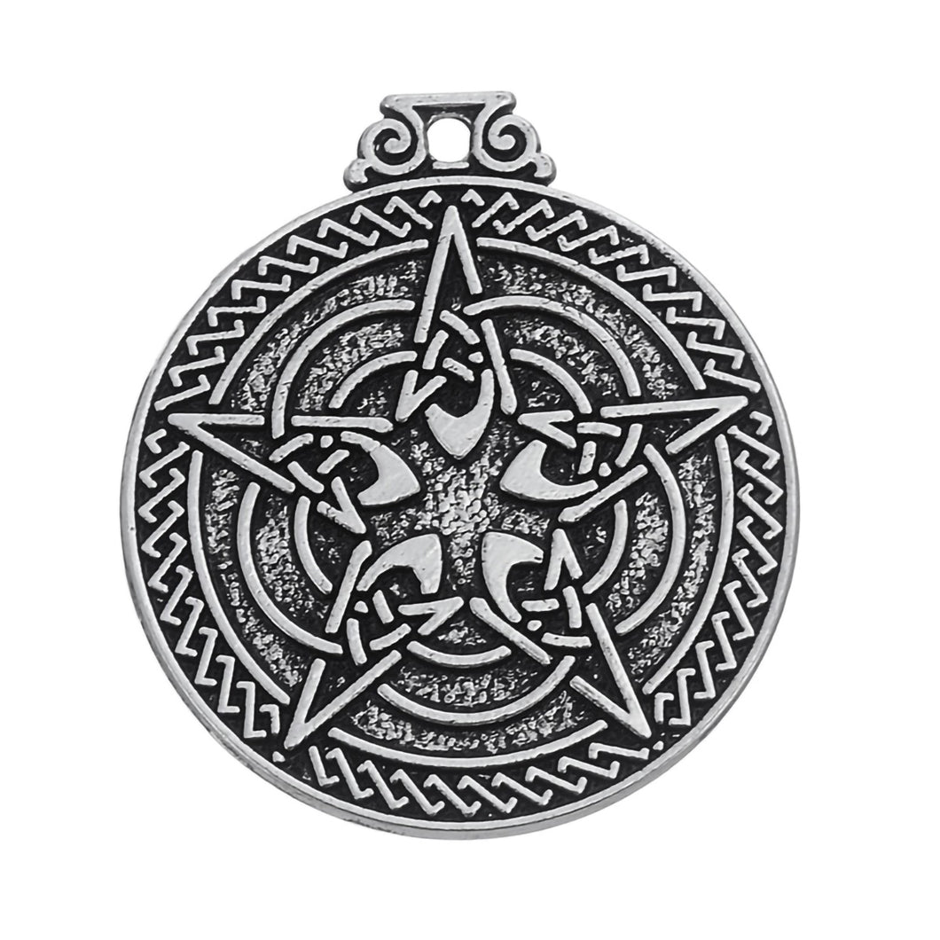 GUNGNEER Wicca Pentagram Irish Celtic Knot Pendant Jewelry Amulet for Necklace Men Women