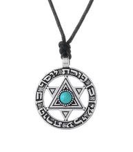 Load image into Gallery viewer, GUNGNEER Large Star of David Necklace Jewish Pendant Biker Jewelry Accessory Gift For Men