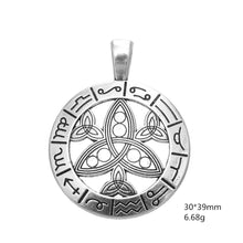 Load image into Gallery viewer, GUNGNEER Triquetra Trinity Celtic Knots Pendant Stainless Steel Jewelry for Bracelets Necklace