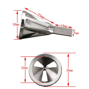 2TRIDENTS 14 Pcs Deburring External Chamfer Tool - Remove Burr Tool For Drill Bit - Power Nut Driver Drill Bit Set
