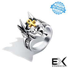Load image into Gallery viewer, ENXICO Anubis The Ancient Egyptian God of Dead Ring ? 316L Stainless Steel ? Ancient Egyptian God Jewelry (10)