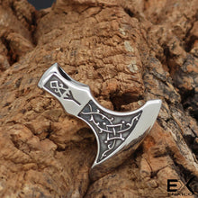 Load image into Gallery viewer, ENXICO Axe of Perum Charm Pendant Necklace ? 316L Stainless Steel ? Nordic Scandinavian Viking Jewelry