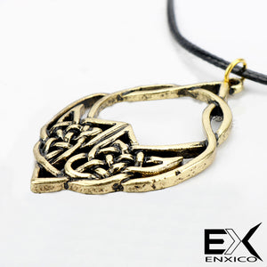 ENXICO Celtic Knot Charm Pendant Necklace for Men Women ? Irish Celtic Jewelry