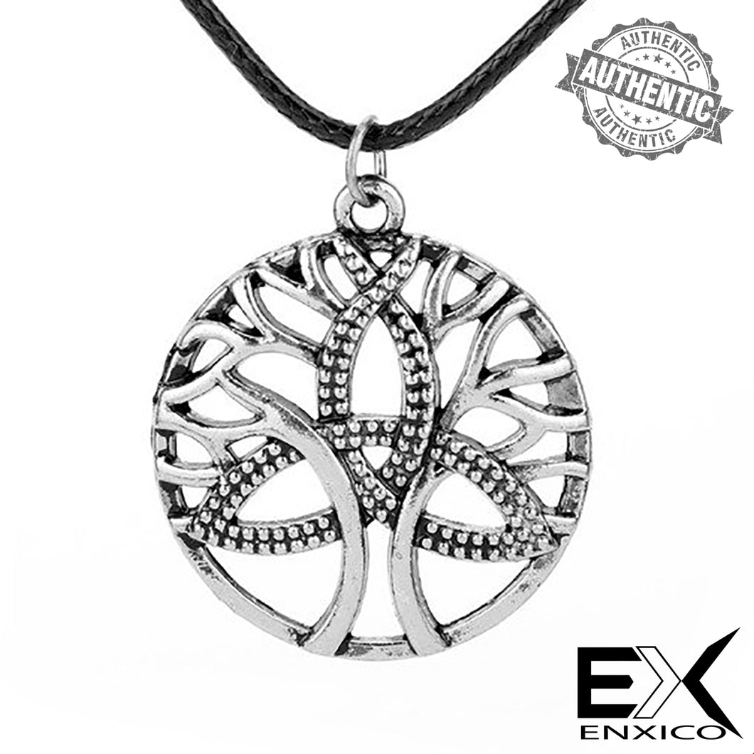 ENXICO Tree of Life & Triquetra Celtic Knot Pendant Necklace for Men Women ? Irish Celtic Jewelry