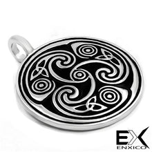 Load image into Gallery viewer, ENXICO Triquetra Celtic Knot Heart Shape Cremation Keepsake Memorial Urn ? 316L Stainless Steel ? Irish Celtic Jewelry