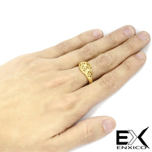 Load image into Gallery viewer, ENXICO Triquetra The Trinity Celtic Knot Ring ? Gold Color ? 316L Stainless Steel ? Irish Celtic Jewelry