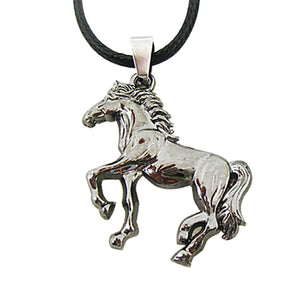 ENXICO Walking Horse Charm Pendant Necklace ? Animal Spirit Symbol Jewelry ? Best Gift for Horse Lover