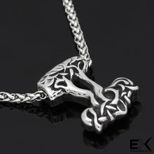 Load image into Gallery viewer, ENXICO Yggdrasil Tree of Life Amulet Pendant Necklace ? 316L Stainless Steel ? Nordic Scandinavian Viking Jewelry