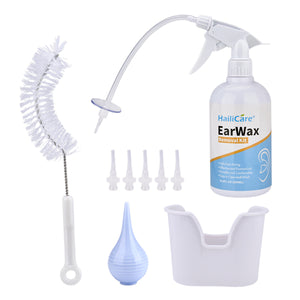 2TRIDENTS Ear Irrigation Cleaning Kit Ear Wax Removal Kit with Ear Washing Earwax Remover for Adults Kids (20 Pcs Tips)