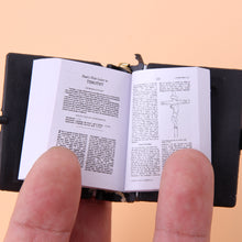 Load image into Gallery viewer, GUNGNEER Mini Bible Keychain God Cross Christian Jewelry Accessory Gift For Men Women