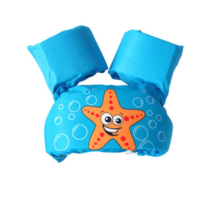 2TRIDENTS Baby Swim Arm Life Vest Kids Float Safty Learn Swimming Pool Toys Outdoor Recreation (Blue)
