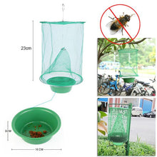 Load image into Gallery viewer, 2TRIDENTS 4 Pcs Ranch Fly Trap Mesh Net Cage Hanging Catcher Used in Parks, Families, Farms, Canteens, Restaurants and More