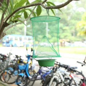 2TRIDENTS 4 Pcs Ranch Fly Trap Mesh Net Cage Hanging Catcher Used in Parks, Families, Farms, Canteens, Restaurants and More