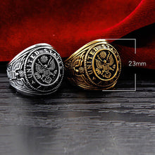 Load image into Gallery viewer, GUNGNEER United State Military Army Ring Many Sizes USMC Military Men&#39;s Jewelry Accessory